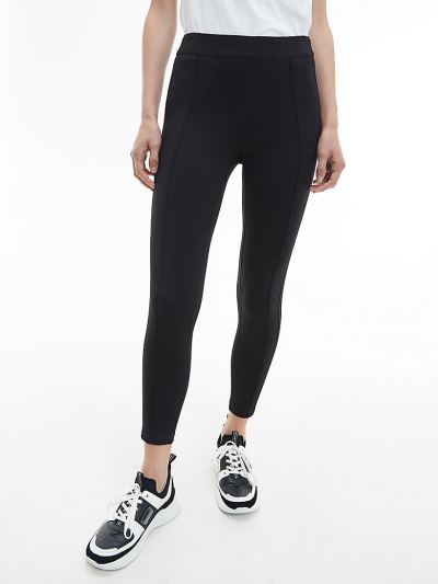 Calvin Klein Ruhák HU292654 | Calvin Klein Milano Jersey Női Leggings Fekete